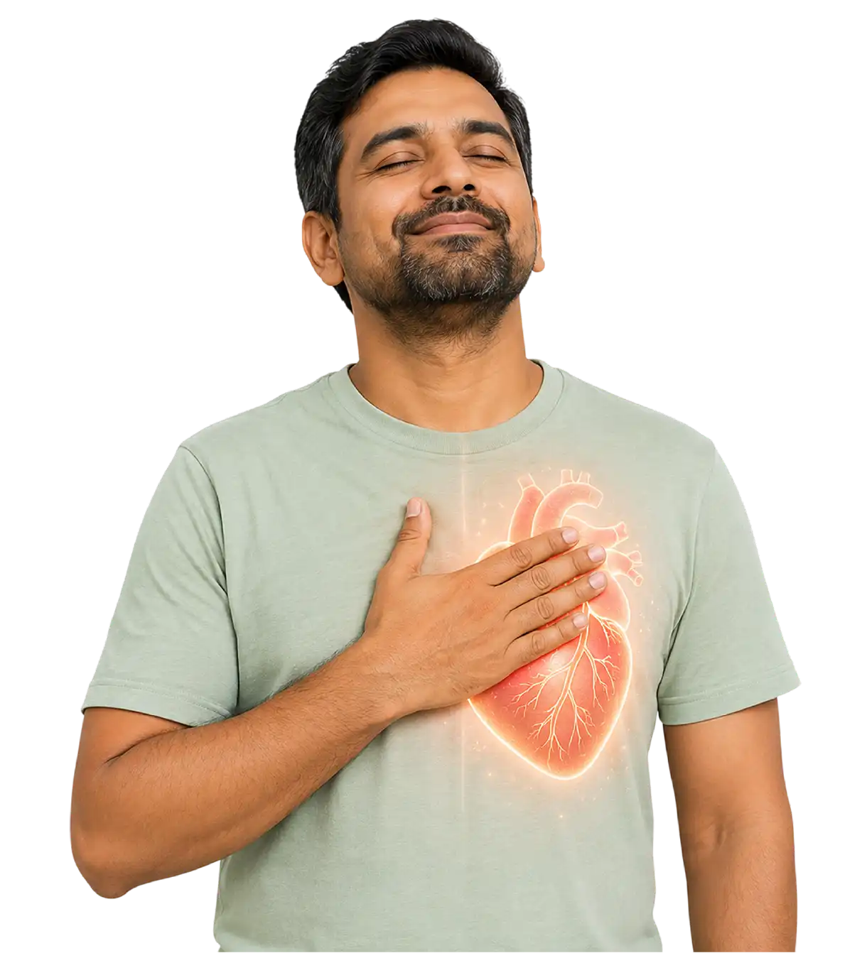 Patient with cardiac care support