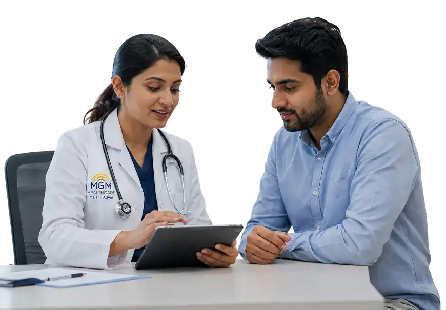 Doctor and patient 