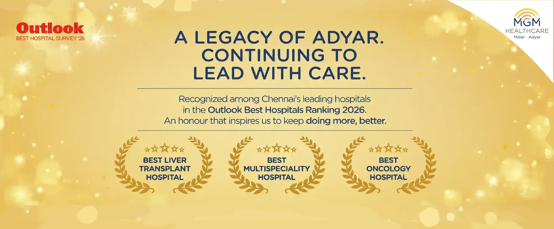 MGM Healthcare Malar, Adyar Chennai
